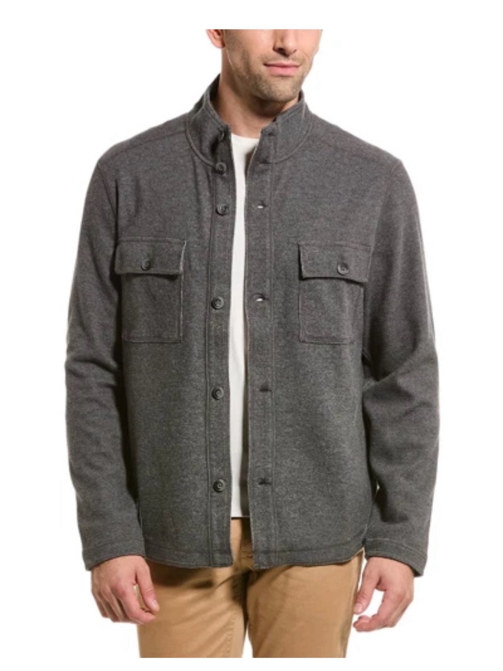 Tommy Bahama Shirt Jacket Men’s 2XB Charcoal Knit Big